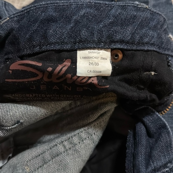 Vintage Silver Sarah Flare Jeans. 26W 33L - Picture 9 of 9